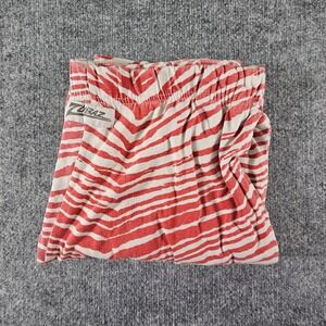 Vintage 90s Zubaz Pants Zebra Print Red White Large Pockets Loungewear Gym